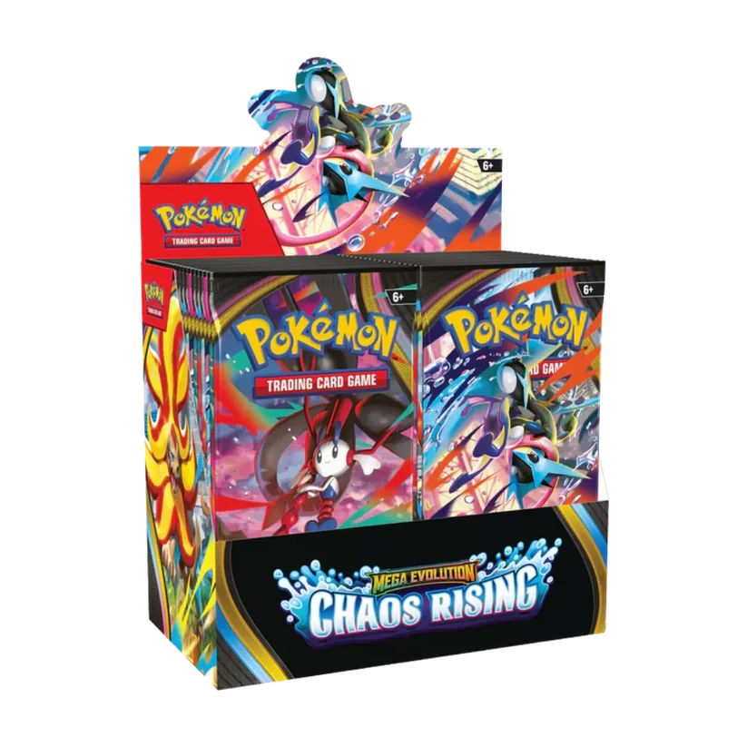 pokemon mega evolution chaos rising booster box pokemon mega evolution chaos rising booster box