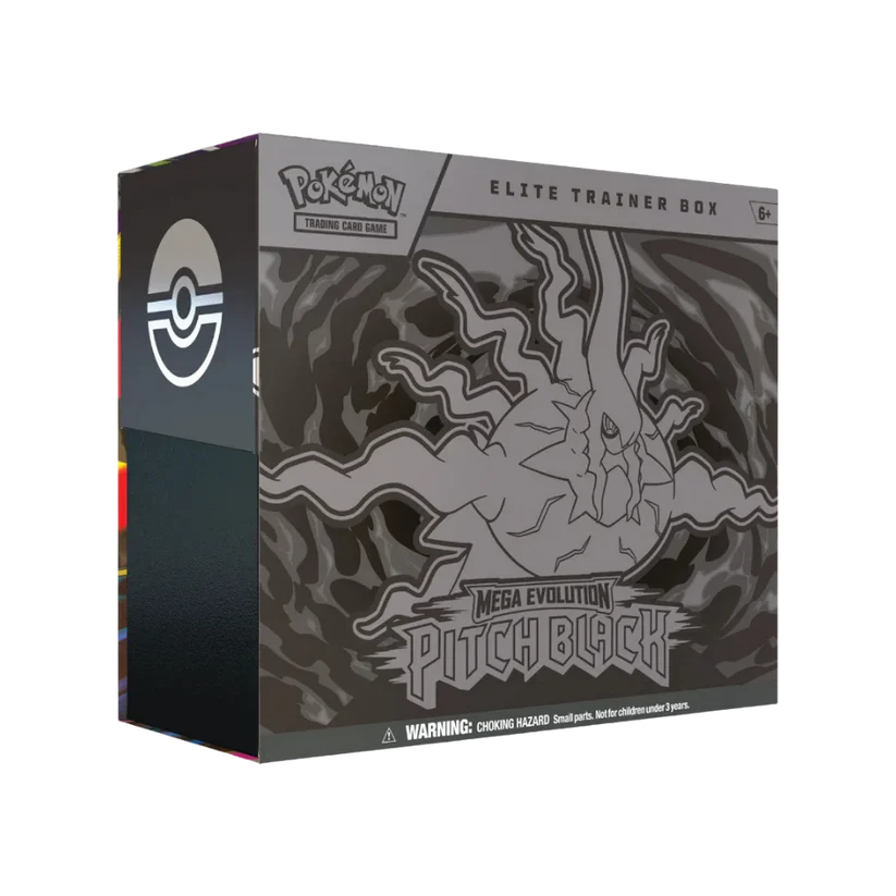 pokemon mega evolution pitch black elite trainer box pokemon mega evolution pitch black elite trainer box