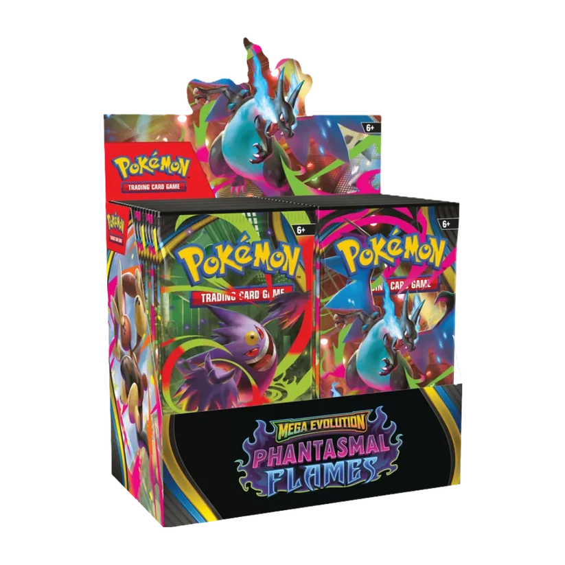 pokemon mega evolutions phantasmal flames booster box pokemon mega evolutions phantasmal flames booster box